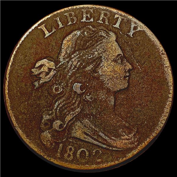 1802 Draped Bust Large Cent NICELY CIRCULATED