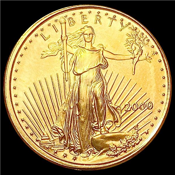 2001 1/10oz Gold $5 Eagle SUPERB GEM BU