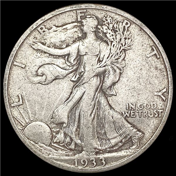 1933-S Standing Liberty Quarter LIGHTLY CIRCULATED