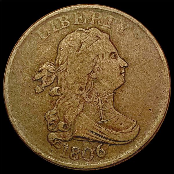 1806 Draped Bust Half Cent NICELY CIRCULATED