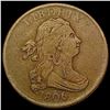 Image 1 : 1806 Draped Bust Half Cent NICELY CIRCULATED