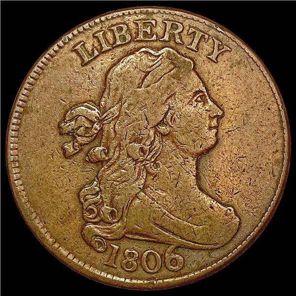 1806 Draped Bust Half Cent NICELY CIRCULATED