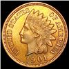Image 1 : 1901 RED Indian Head Cent CHOICE BU