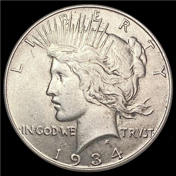 1934 Silver Peace Dollar CHOICE BU