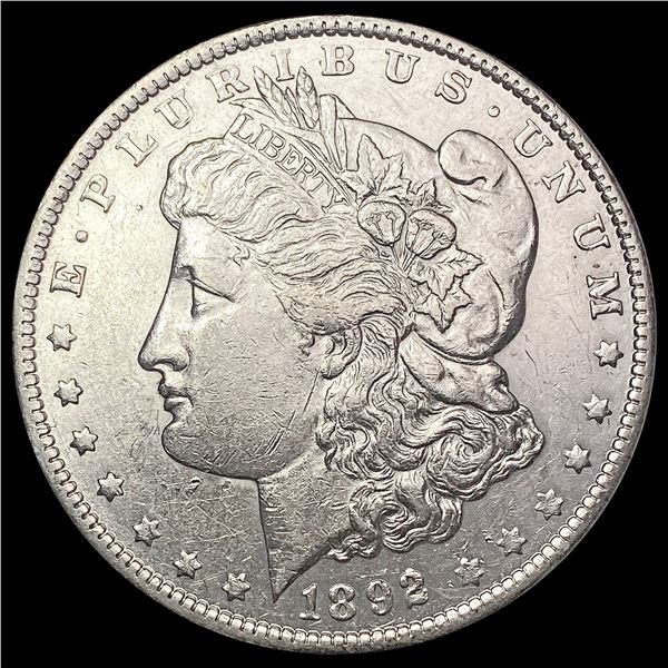 1892 Morgan Silver Dollar CLOSELY UNCIRCULATED