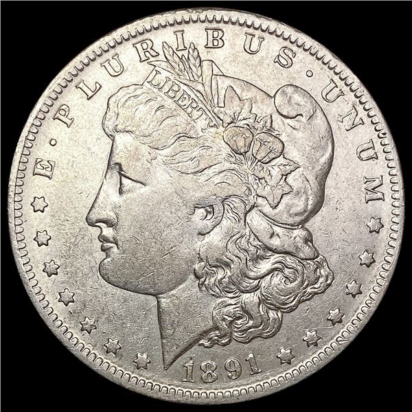 1891-O Morgan Silver Dollar CLOSELY UNCIRCULATED