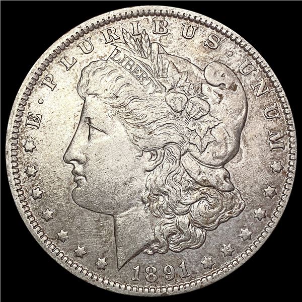 1891-O Morgan Silver Dollar CLOSELY UNCIRCULATED