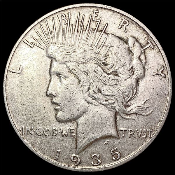 1935-S Silver Peace Dollar NEARLY UNCIRCULATED