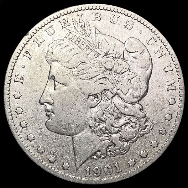 1901-S Morgan Silver Dollar NEARLY UNCIRCULATED