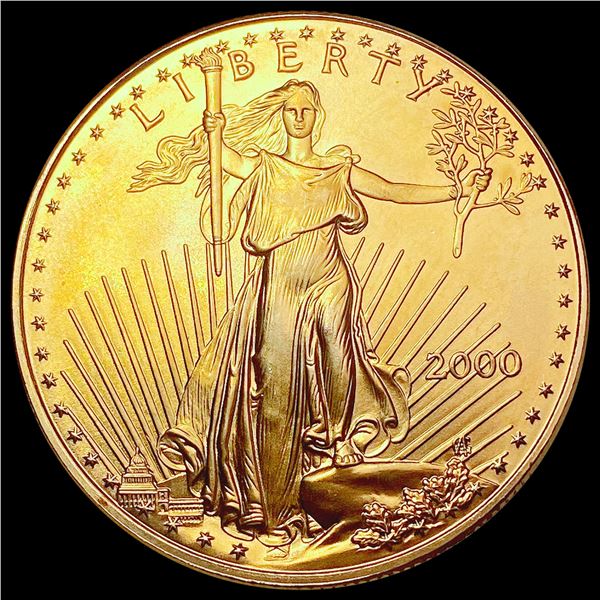 2000 $50 1oz American Gold Eagle SUPERB GEM BU