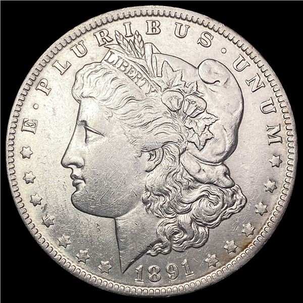 1891-O Morgan Silver Dollar CLOSELY UNCIRCULATED