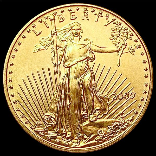 2009 1/10oz Gold $5 Eagle SUPERB GEM BU