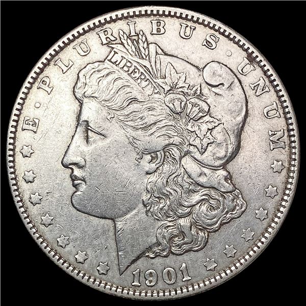 1901 Morgan Silver Dollar NEARLY UNCIRCULATED