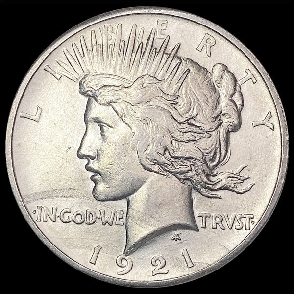 1921 Silver Peace Dollar CLOSELY UNCIRCULATED