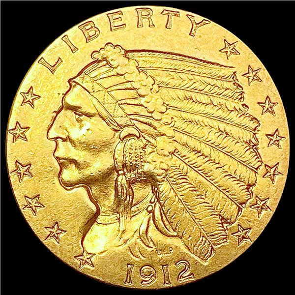 1912 $2.50 Gold Quarter Eagle CHOICE AU