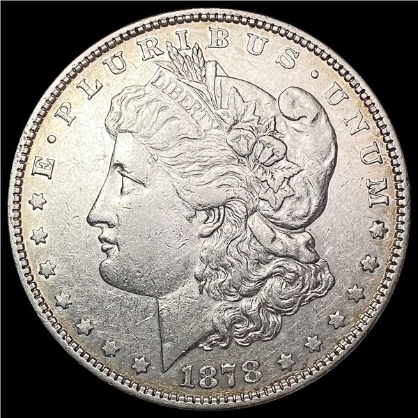 1878 8TF Morgan Silver Dollar CLOSELY UNCIRCULATED