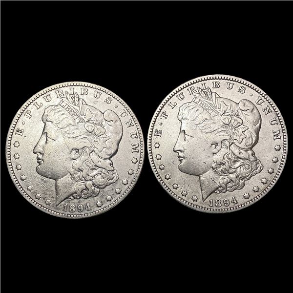 [2] 1894-O Morgan Silver Dollar CLOSELY UNCIRCULATED