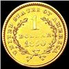 Image 2 : 1850 Rare Gold Dollar UNCIRCULATED