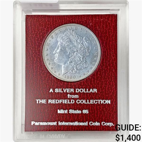1890 Morgan Silver Dollar   Redfield