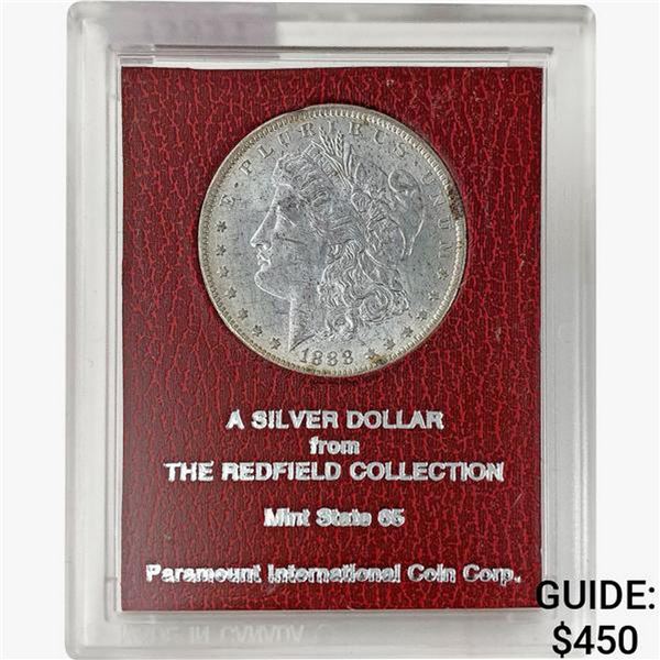 1888-O Morgan Silver Dollar   Redfield