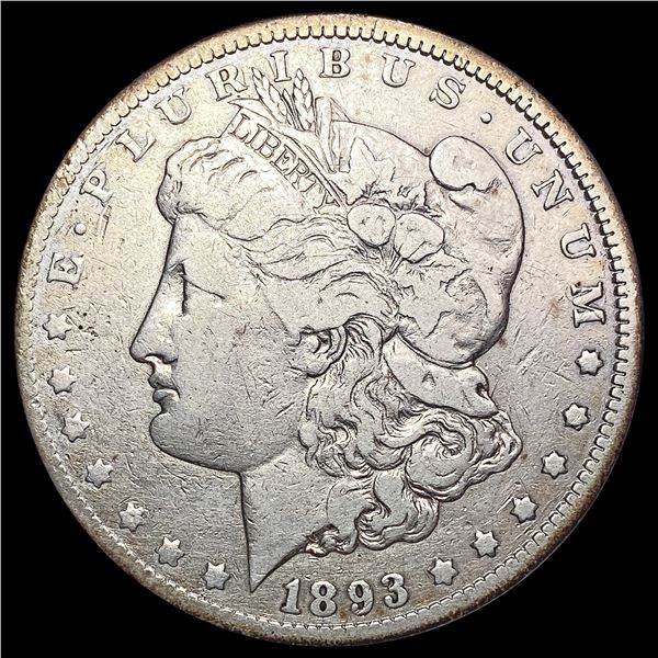 1893-CC Morgan Silver Dollar NICELY CIRCULATED