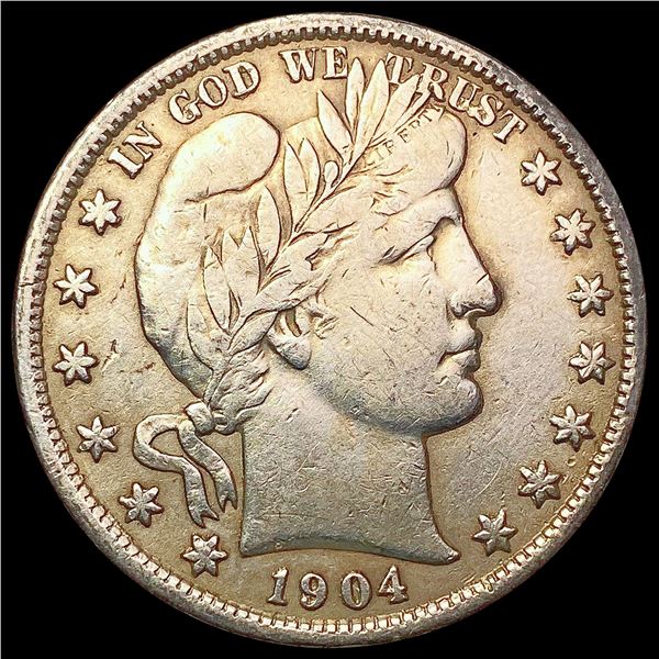 1904 Barber Half Dollar NEARLY UNCIRCULATED