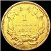 Image 2 : 1857 Rare Gold Dollar CLOSELY UNCIRCULATED
