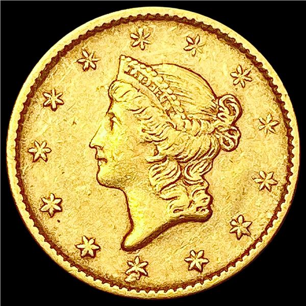 1852 Rare Gold Dollar CLOSELY UNCIRCULATED
