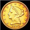 Image 1 : 1903 $2.50 Gold Quarter Eagle CLOSELY UNCIRCULATED