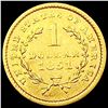 Image 2 : 1851 Rare Gold Dollar CLOSELY UNCIRCULATED