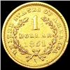 Image 2 : 1851 Rare Gold Dollar CLOSELY UNCIRCULATED
