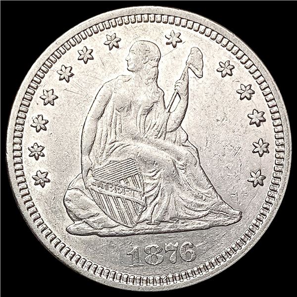 1876 Seated Liberty Quarter CLOSELY UNCIRCULATED