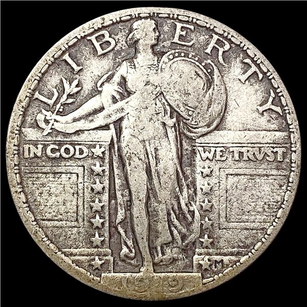 1919 Standing Liberty Quarter LIGHTLY CIRCULATED