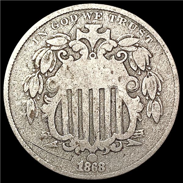 1868 Shield Nickel NICELY CIRCULATED