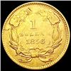 Image 2 : 1856 Rare Gold Dollar CLOSELY UNCIRCULATED