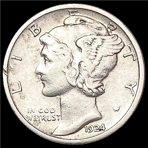 1924-S Mercury Dime CLOSELY UNCIRCULATED