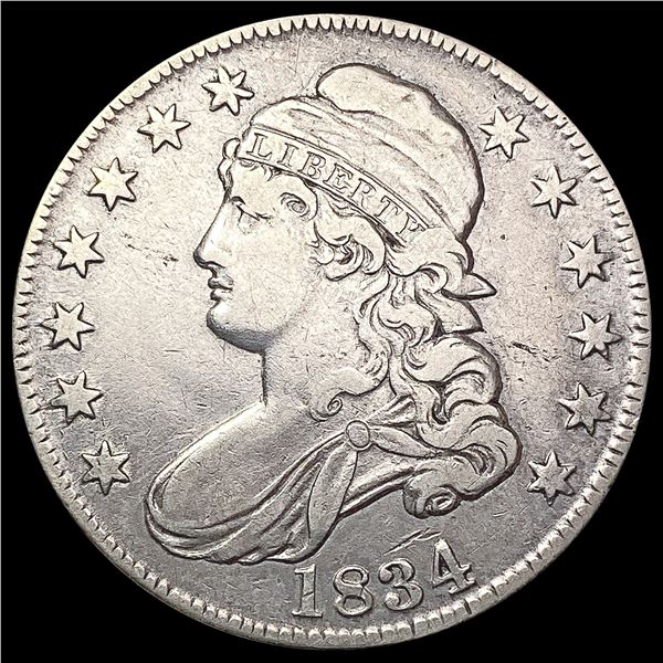 1834 Capped Bust Half Dollar CLOSELY UNCIRCULATED