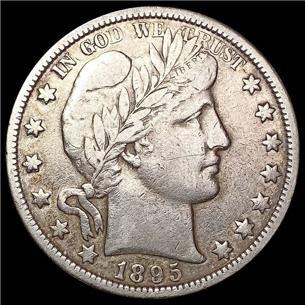 1895-O Barber Half Dollar LIGHTLY CIRCULATED