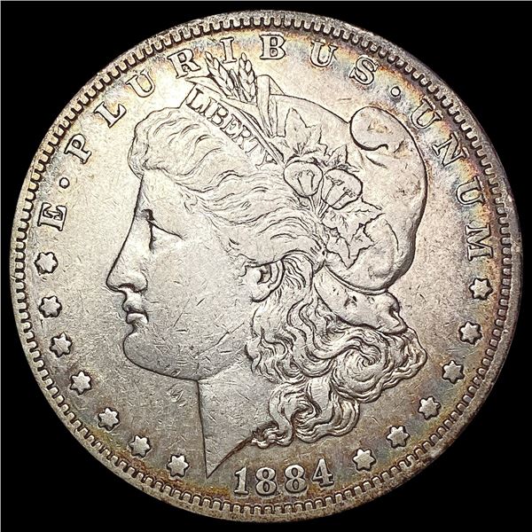 1884-S Morgan Silver Dollar NEARLY UNCIRCULATED