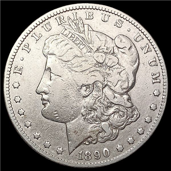 1890-CC Morgan Silver Dollar NEARLY UNCIRCULATED
