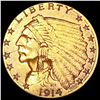 Image 1 : 1914-D $2.50 Gold Quarter Eagle CLOSELY UNCIRCULATED