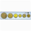 Image 2 : 1921-1999 Gold Plated US Coin Set [6 Coins]