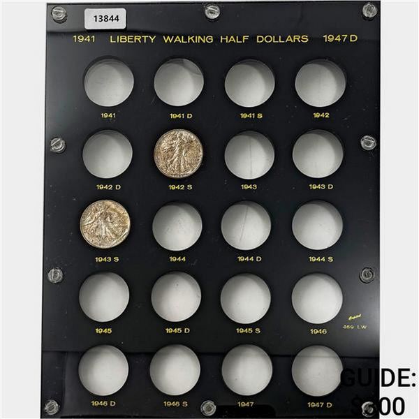 1942-S 1943-S BU Walking Liberty Half Dollar Set [2 Coins]