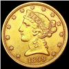 Image 1 : 1899 $5 Gold Half Eagle UNCIRCULATED