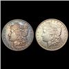 Image 1 : [2] 1878&1891 Morgan Silver Dollar CLOSELY UNCIRCULATED