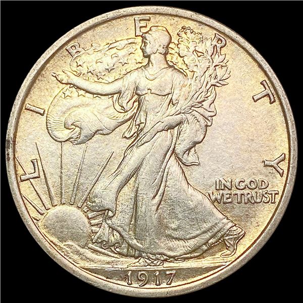 1917 Walking Liberty Half Dollar CLOSELY UNCIRCULATED