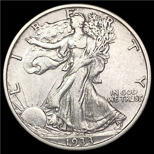 1933-S Walking Liberty Half Dollar CLOSELY UNCIRCULATED