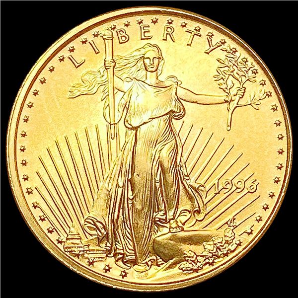 1996 1/10oz Gold $5 Eagle SUPERB GEM BU