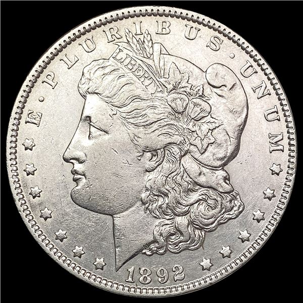 1892 Morgan Silver Dollar CLOSELY UNCIRCULATED