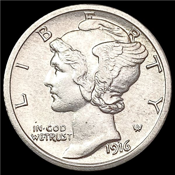 1916-S FSB Mercury Dime CHOICE BU